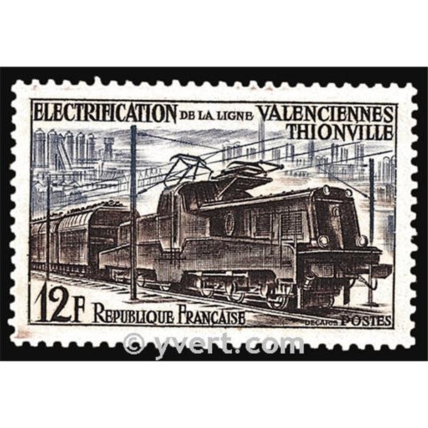 n° 1024 - Timbre France Poste - Yvert et Tellier - Philatélie et  Numismatique