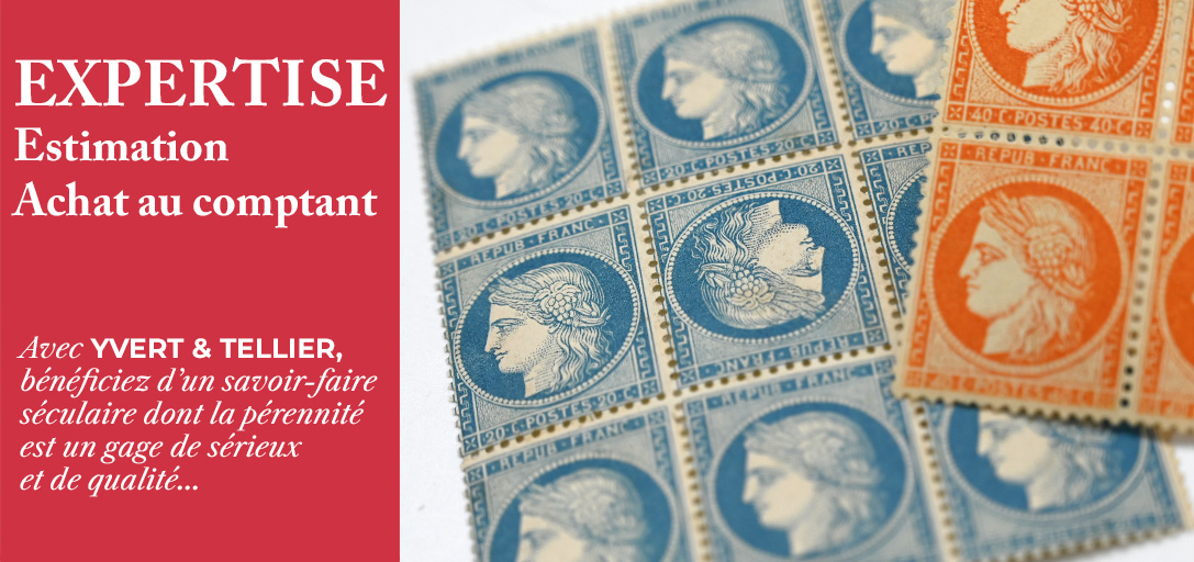 EXPERTISE - YVERT ET TELLLIER -  Philatélie