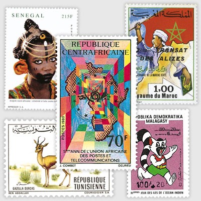 LES TIMBRES D'AFRIQUE