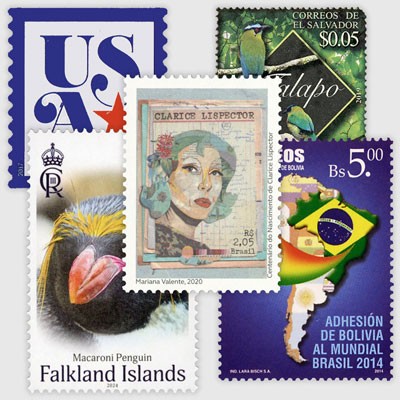 LES TIMBRES D'AMÉRIQUE